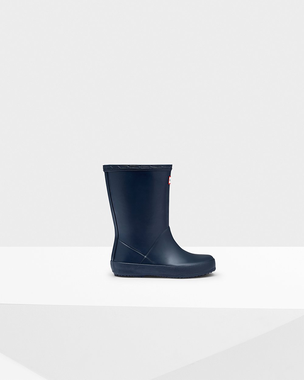 Hunter Original First Classic Rain Boots - Clearance Sale Kids Navy - OJRITP049